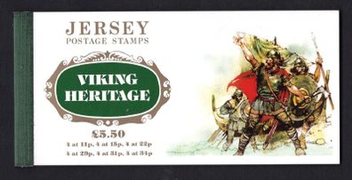 1987 Jersey Viking Heritage (900th Death Anniversary of William the Conqueror) Commemorative Stamps Booklet Mint Never Hinged (MNH)