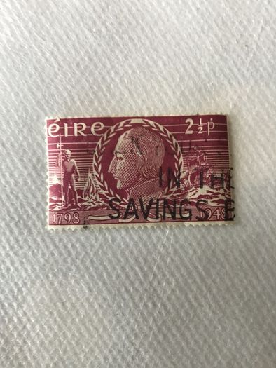 Rare 1948 Irish stamp - 1798 Rebellion