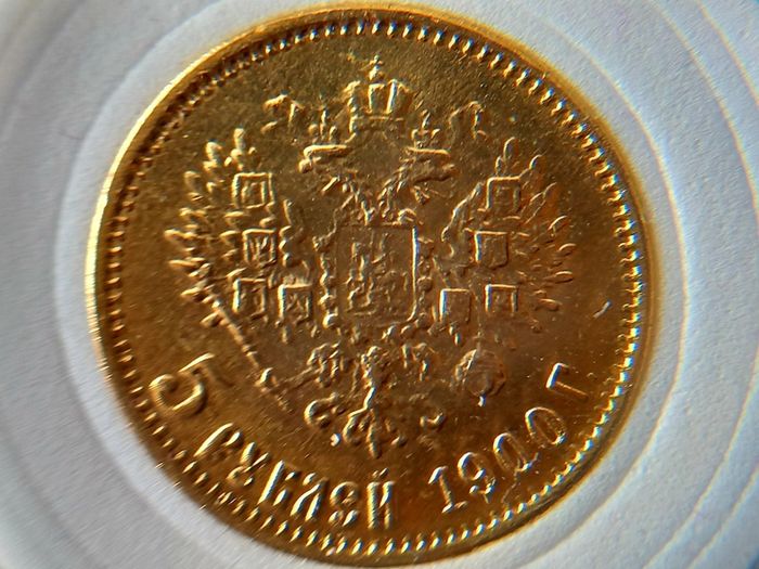 Russia Empire - Tzar Nicholas II - 1897 to 1911 - 5 Ruble LOT