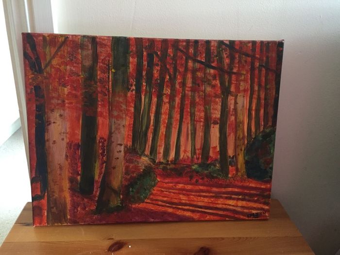 Acrylic painting on canvas