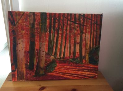 Acrylic painting on canvas