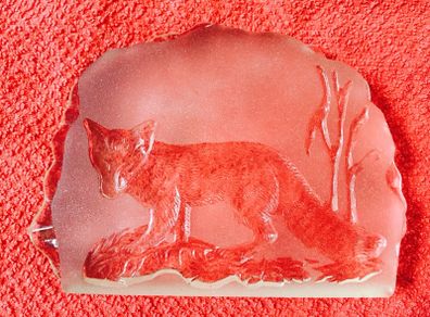 Crystal Fox Sculpture