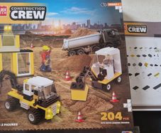 Block Tech, Construction Crew Lego set. 204 PCs