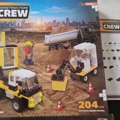 Block Tech, Construction Crew Lego set. 204 PCs