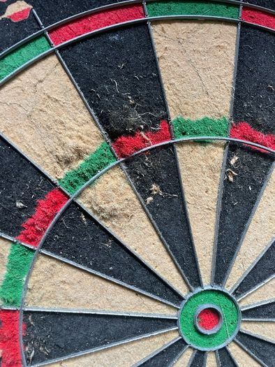 Old Dart Board