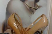 Tan High Heels Size 41