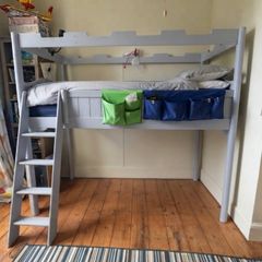 Solid Wood high sleeper bed