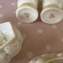 Vintage Belleek China Psir bud vases & Pair of Rowing boats Image 9