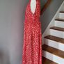 Red floral sleeveless summer dress, Size 2XL / UK20, Brand new Image 2