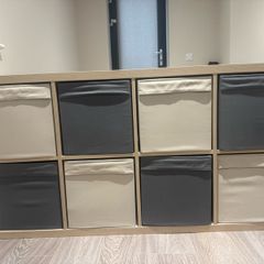 Ikea Kallax - Shelving Unit + Boxes