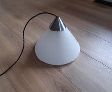Vintage Frosted Glass Ceiling Light Fitting