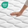 5FT King Hybrid Mattress, 22cm Pocket Sprung Mattress, 150x200cm Zero-noise independent springs offer motion isolation & back pressure relief for peaceful sleep Image 4