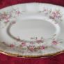 3 Piece Royal Albert Victoriana Rose Bone China Gold Gilt Gravy Boat, Gravy Boat Saucer And Square Dip Dish Set Made In England Image 8