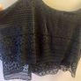 Black lacy crop top (size 16) Image 3