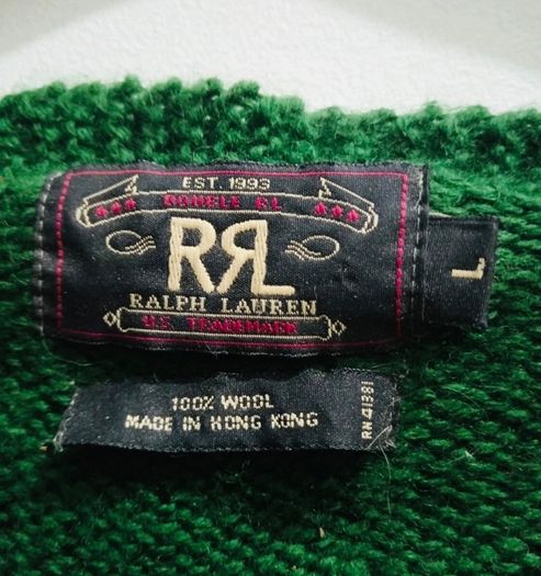 Rrl Double Ralph Lauren Vintage Rindeer Wool Vest