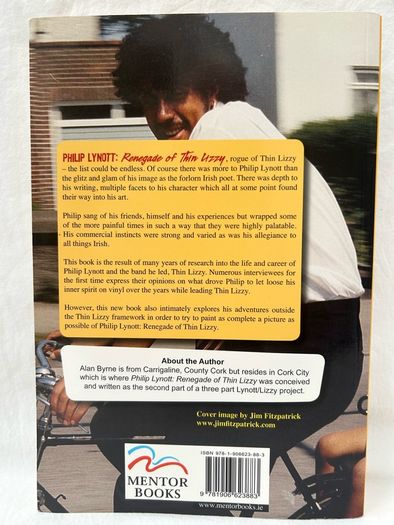 Philip Lynott Renegade of Thin Lizzy Alan Byrne 2012 First Edition Irish Rock