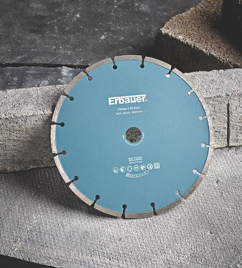 Titan 2000W 9" Angle Grinder + Diamond Cutting Blade