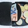 Leather Gents Men Coin Change Tray Wallet Purse Pouch with notes flap pocket Image 2