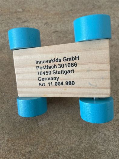 Wooden German made stacking train set