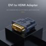 Cabletime DVI-D (24+1) Dual Link (Male) to HDMI (Female) HD 1080P Bi-Directional Adapter/Converter Gold Plated (Brand New/Warranty) Image 2