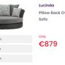 DFS 4 seater Sofa/storage footstool/Oval Cuddler ONO Image 5