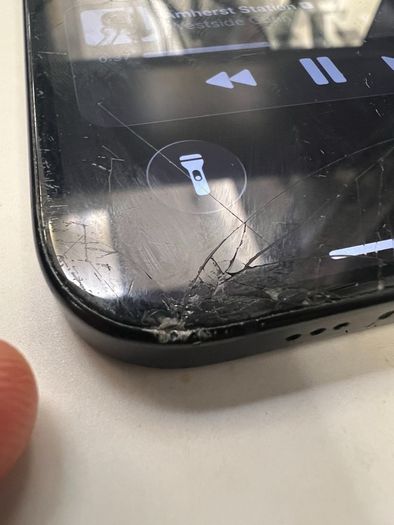 iPhone 16 Crack on Screen
