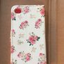 Gorgeous iPhone 4 Floral wallet case cover Brand New Image 2