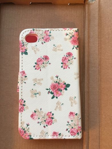 Gorgeous iPhone 4 Floral wallet case cover Brand New