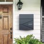 Modern Mailbox, Lockable Wall-Mounted Post Letter Box with Newspaper Holder, Easy to Install, Anthracite Grey (FREE POSTAGE) Image 2
