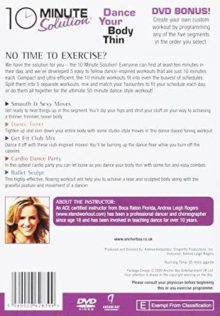10 Minute Solution Dance Your Body Thin DVD BRAND NEW & SEALED