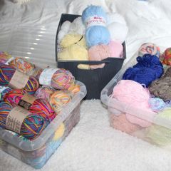 Multi coloured and Shimmer Yarn x 3 boxes only 40 euro