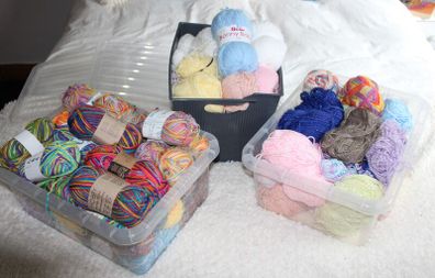 Multi coloured and Shimmer Yarn x 3 boxes only 40 euro