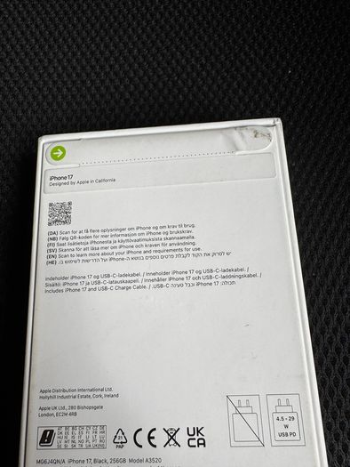 Iphone 17 256gb Sealed box