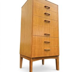 Vintage Retro Mid Century Tallboy/Chest of Drawers