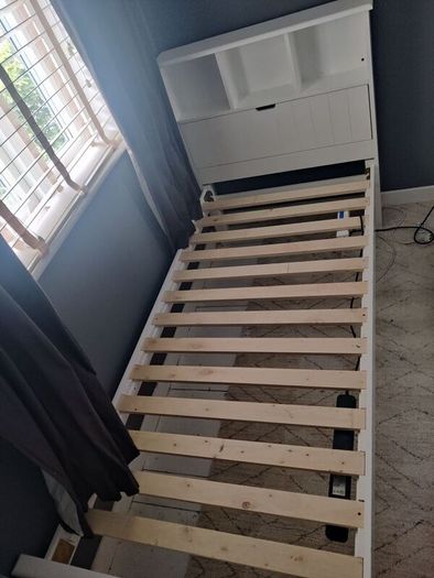 single bed with storage