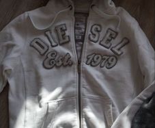 Diesel jumper hoodie white size M size L