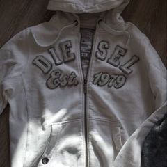Diesel jumper hoodie white size M size L