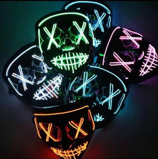 Skull Halloween Led Mask