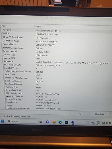 Dell Latitude 7300 Like New (Open Box)  i7 / 16GB / 1TB NVMe