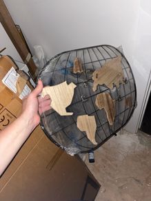 world map photo