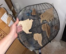 world map photo