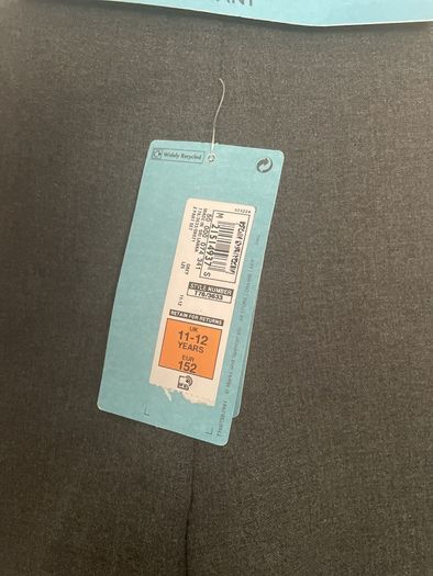 M&S school trousers grey x 2 age 11 to 12 new