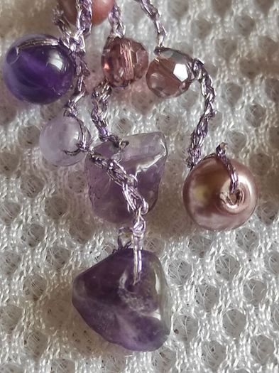 Sterling silver amethyst earrings