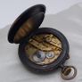 Vintage Gun Metal  Pocket Watch Image 5