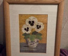 M.Wiscombe Floral print - Framed
