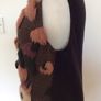Le Comte Ladies Knitted Gilet cardigan fur trims size 12 includes post Image 4