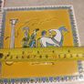 SET OF 2 Vintage Hand Made Smaltotechniki WALL HANGING Colorful Ceramic . Image 3