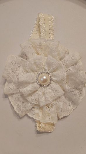 Ivory collection,  handmade hair clips