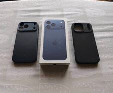 iPhone 17 Pro Max Blue Factory unlocked as new with screen protector and 2 cases