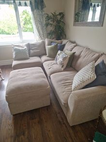 Corner L shaped couch